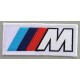 PATCH TOPPA BMW SERIE M embroidery RICAMATO TERMOADESIVO cm 9,6 x 3,5