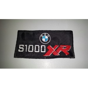 Patch Toppa Ricamata BMW S 1000 XR embroidery cm 10 x 5 termoadesivo 